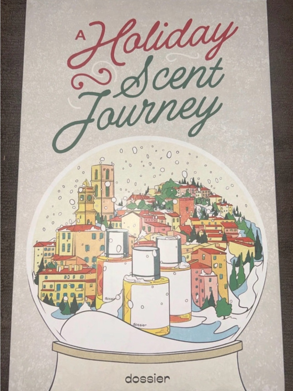 dossier Holiday Scent Journey Candle Set — Multicolor